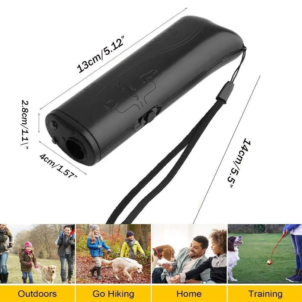 Frienda LED Ultrasonic Dog Repeller & Trainer Device 3 in 1 Anti Frienda LED Ultrasonic Dog Repeller & Trainer Device 3 in 1 Anti