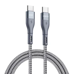 High - Speed USB - C to USB - C Charging Cable - 65W Power Delivery, Available in 1m, 2m, 3m Lengths - 3m (Grey)