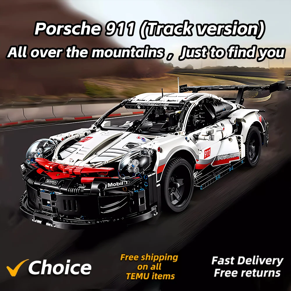 Porshe 911 RSR z 1580klocków za $18.06 / ~71zł