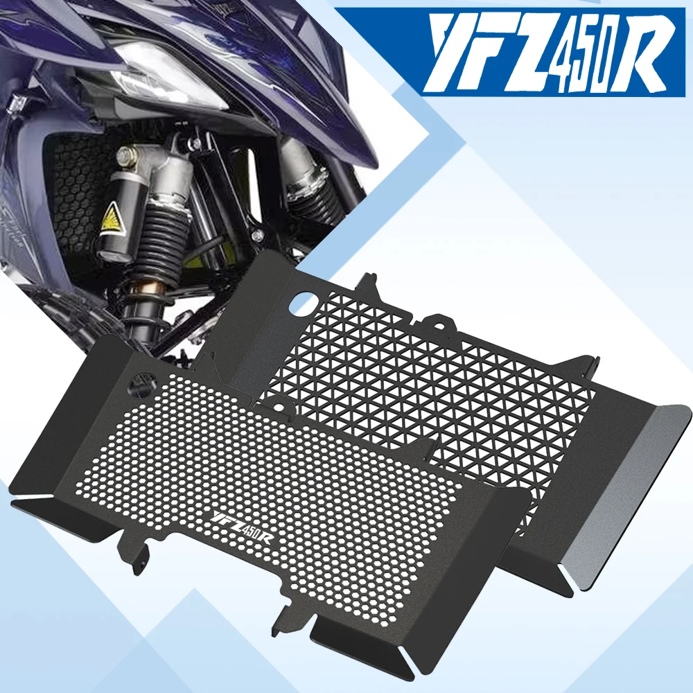 

For Yamaha YFZ450R YFZ 450 R 2009 2010 2011 2012 2013 YZF 450R Motorcycle Accessories Radiator Guard Cover Oil Cooler Protector