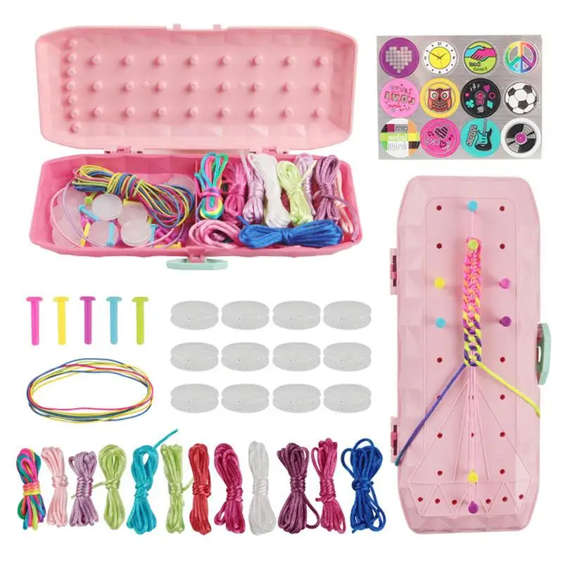 

Kids Bracelet Making Kit Colorful Bracelet Kit Crafts Colorful Bracelet DIY Crafts For Girls Birthday Gifts Ideas Cool Arts And