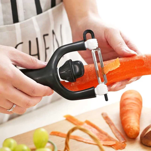 Cute Kitchen Creative Fruit Vegetable Peeler Cartoon Cute Plastic Stainless  Steel Convenience Kitchen Accessories Utensil Gadget - AliExpress