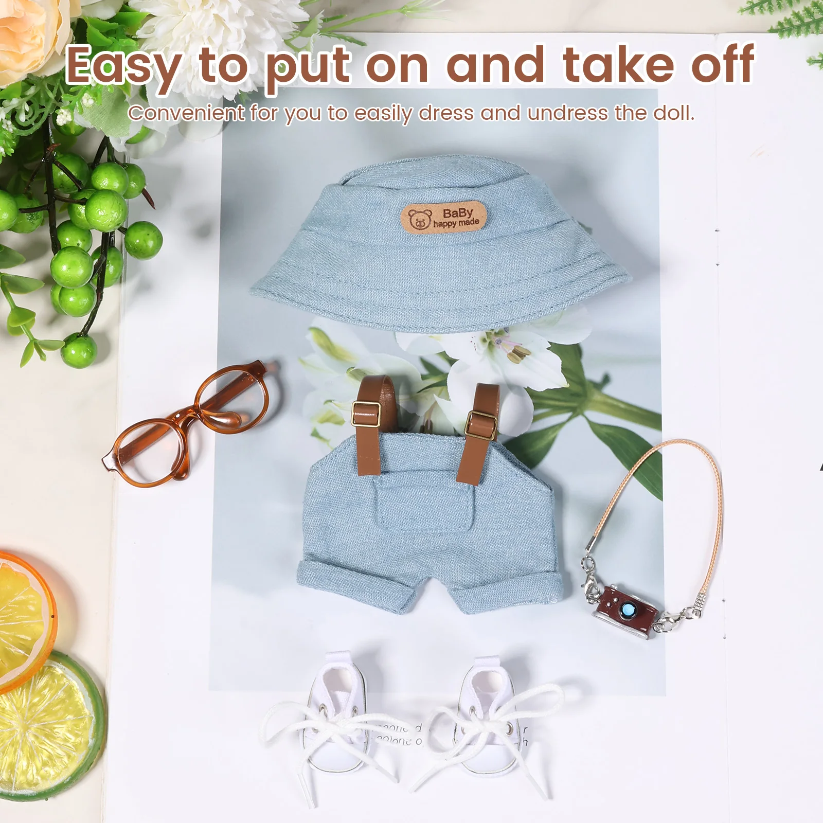 4/5 Pcs Doll Clothes Fashion Dolls Clothing Set Exquisite Dolls Clothing Accessories Kid DIY Toys Present for 15cm and 17cm Doll