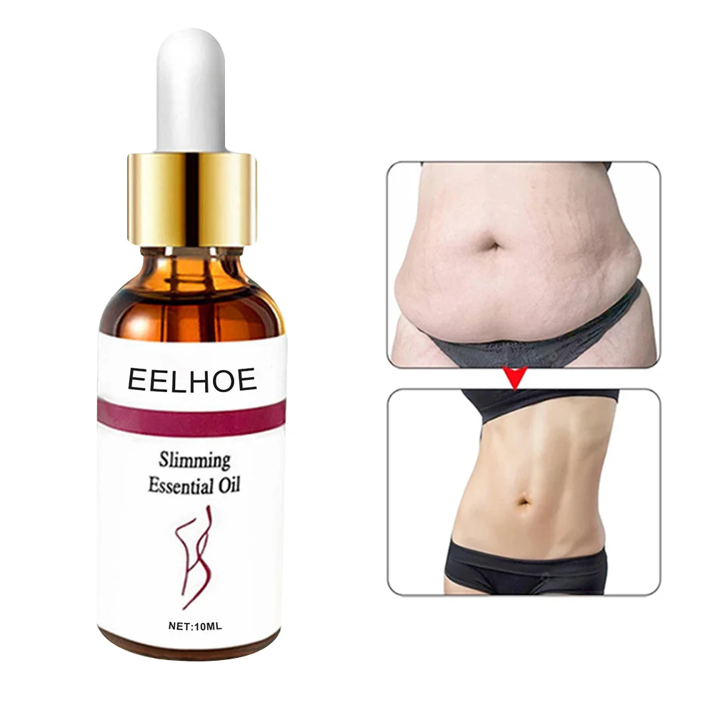 EELHOE Belly Slim Essential Oil Abdomen Fat Burning Navel Serum Weight Loss Slimer Tool Hot Quick Fat Removal Slimming Serum