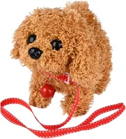 Electric Simulation Dog Plush Toys Interactive 18CM Dog Robot  Walking Barking Tail Wagging Toy for Kids Birthday Christmas Gift 2