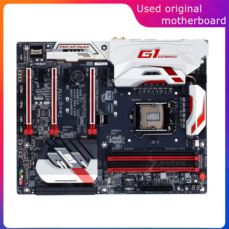 Usato Lga 1151 Per Intel Z170 Ga-Z170X-Gaming Z170X-Gaming Gt Computer Usb3.0 Sata3 Scheda Madre Ddr4 64G Scheda Madre Desktop