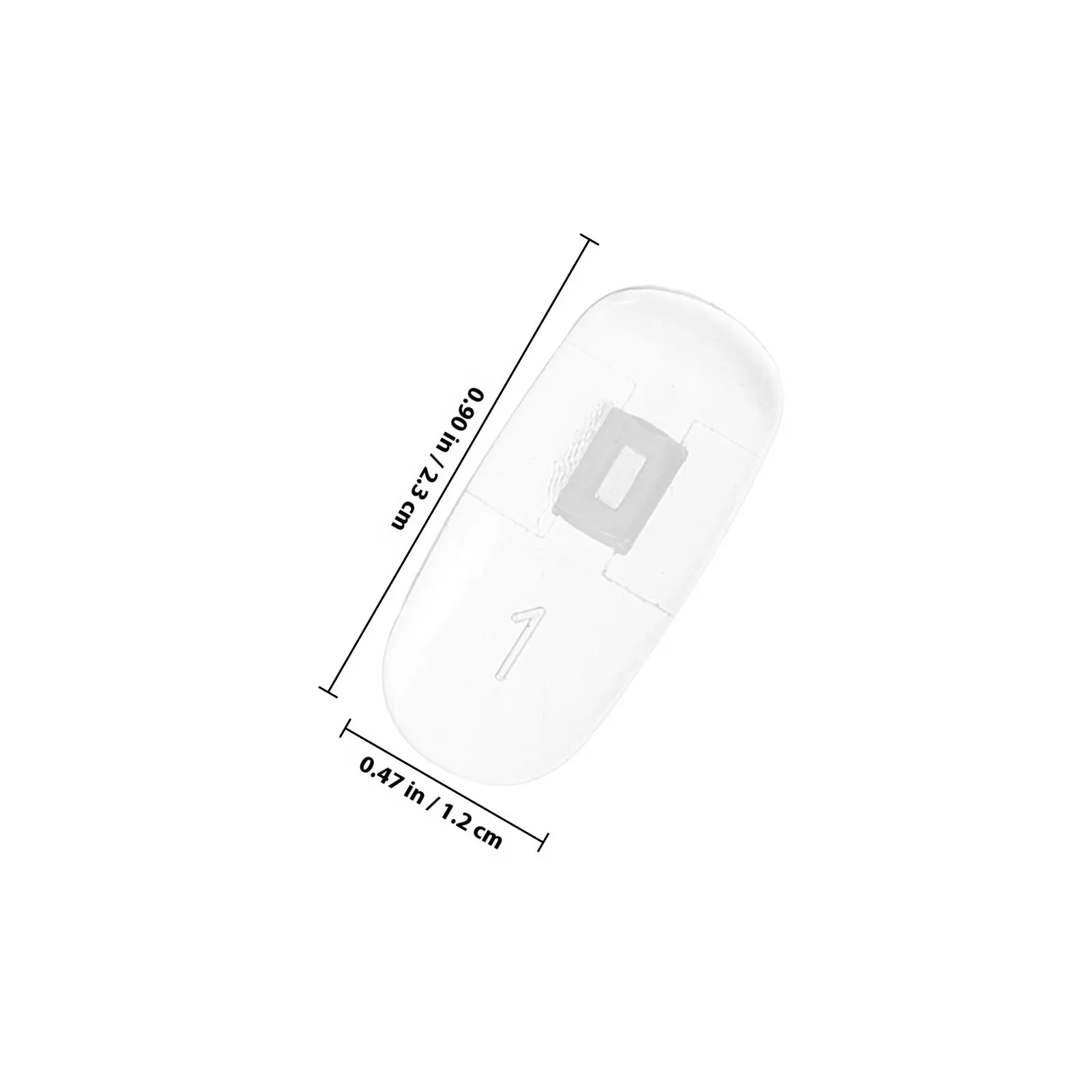100개 기계식 핸드팁 부드러운 표면 아트 연습용 디스플레이 스틱 샘플 스틱 네일 살롱 도구 네일 액세서리