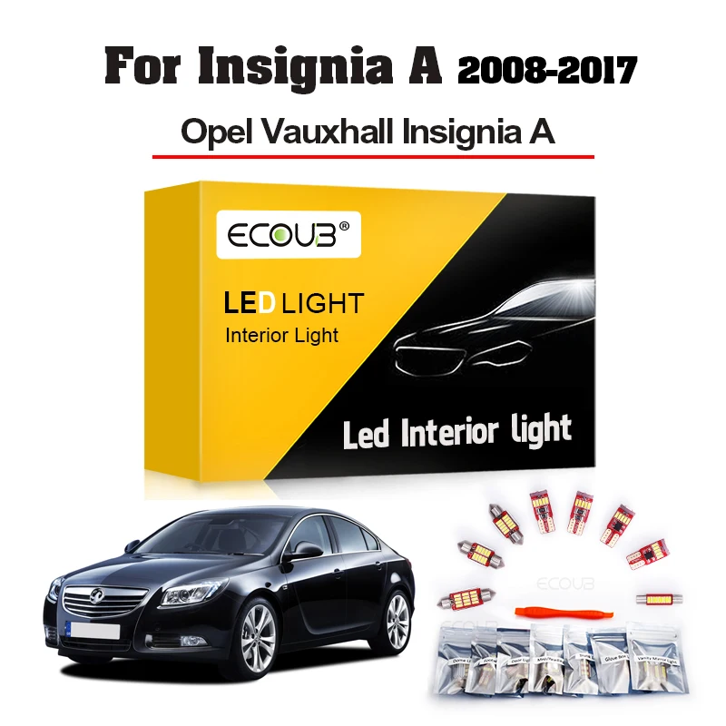 

17 светодиодный т. комплект светодиодного освещения для салона для Vauxhall, Opel Insignia A 2008 2009 2010 2011 2012 2013 2014 2016 2017, купольсветильник льник для багажника s