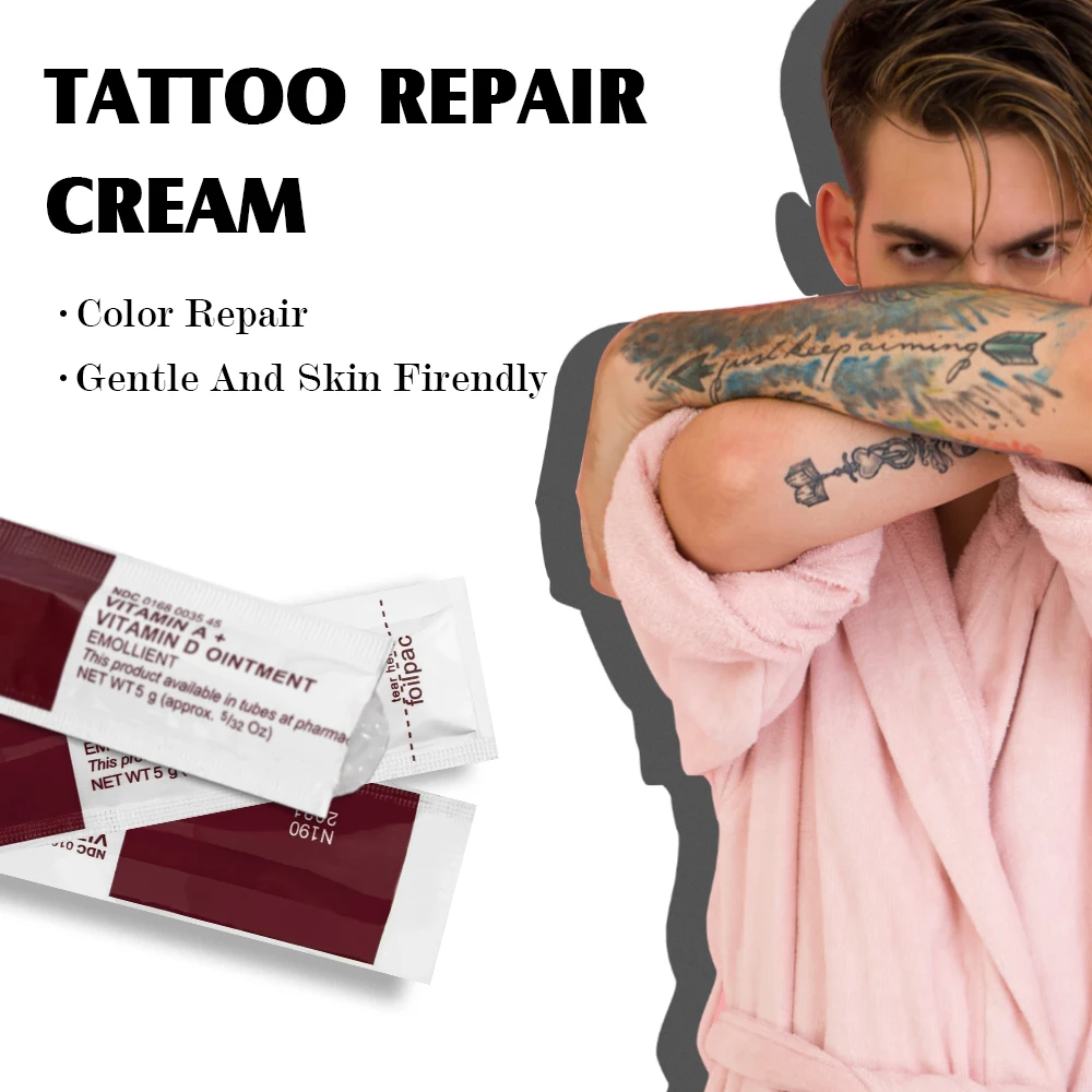 30/50/100/200/300PCS Tattoo Aftercare Cream vitamina A & D Tattoo Repairing Cream Fougera Vitamin unguento forniture per la cura del tatuaggio