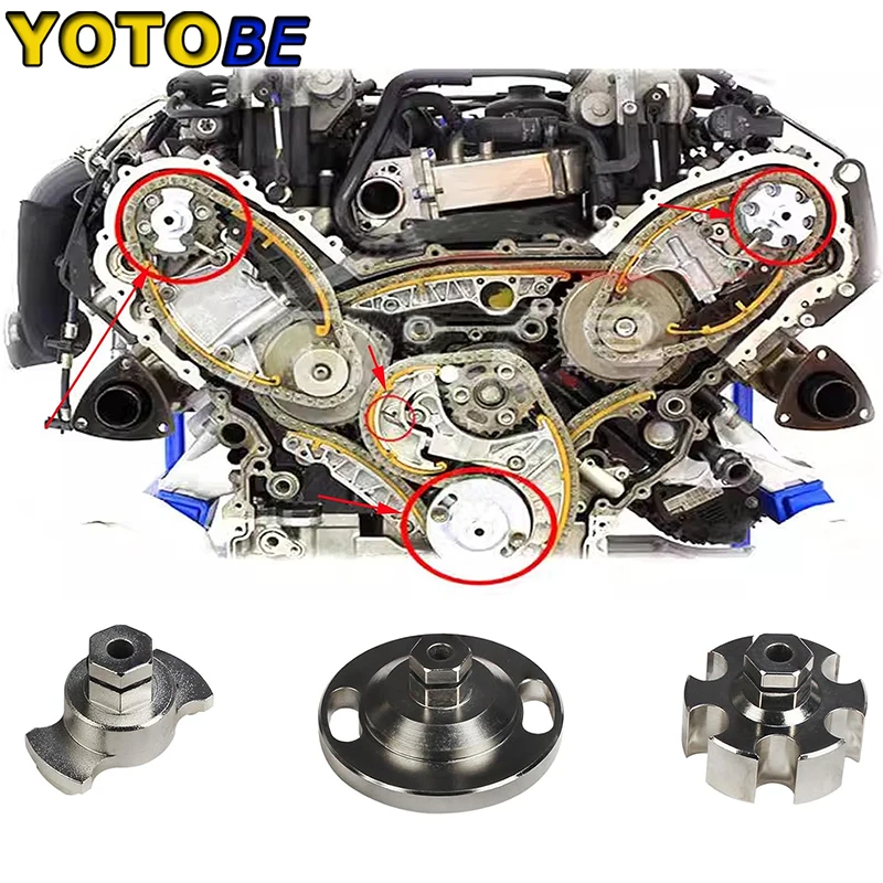 Porshe Cayenne Panamera 4.5-4.8 V8 Timing Tool Camshaft Locking - Foto 9