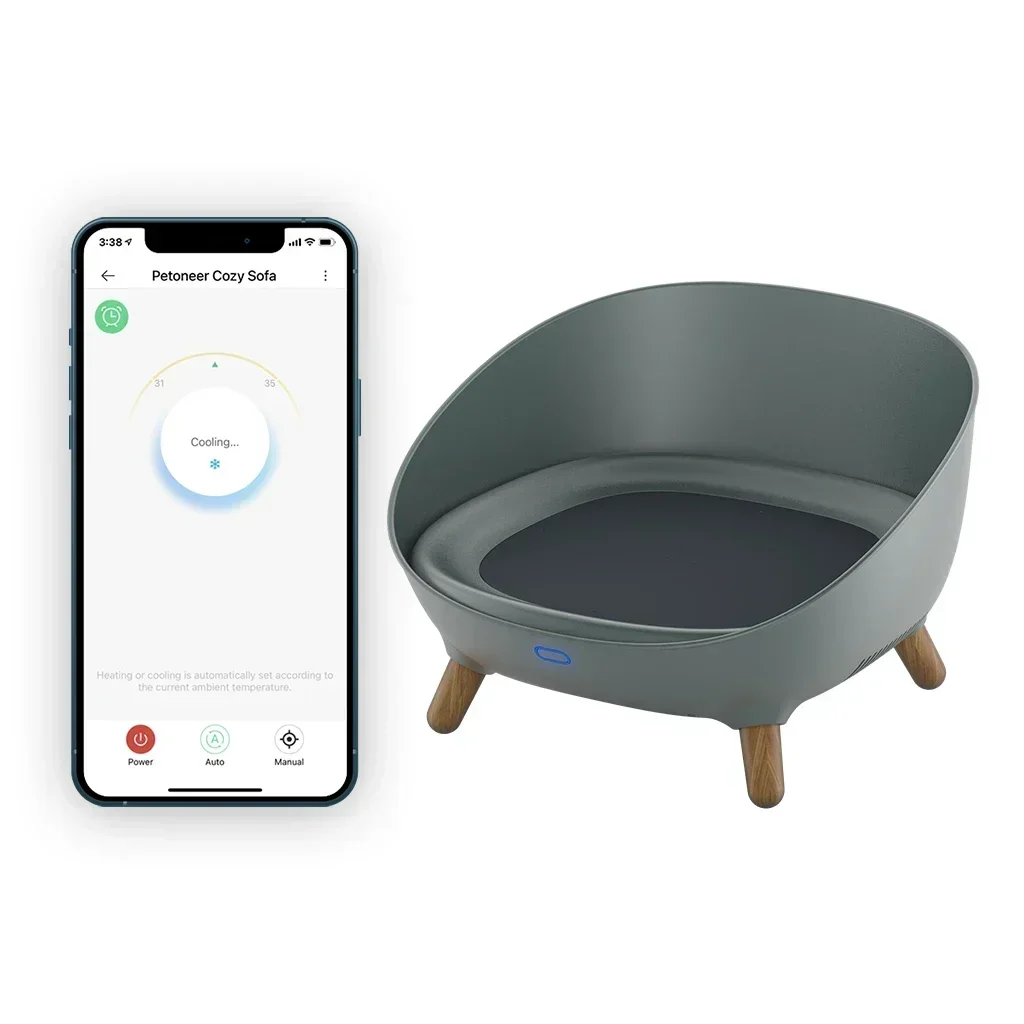 Custom Cozy Pet Bed Cute Cat Furniture WiFi Smart Climate-Controlled with Cooling & Heating, App Remote Manage 2