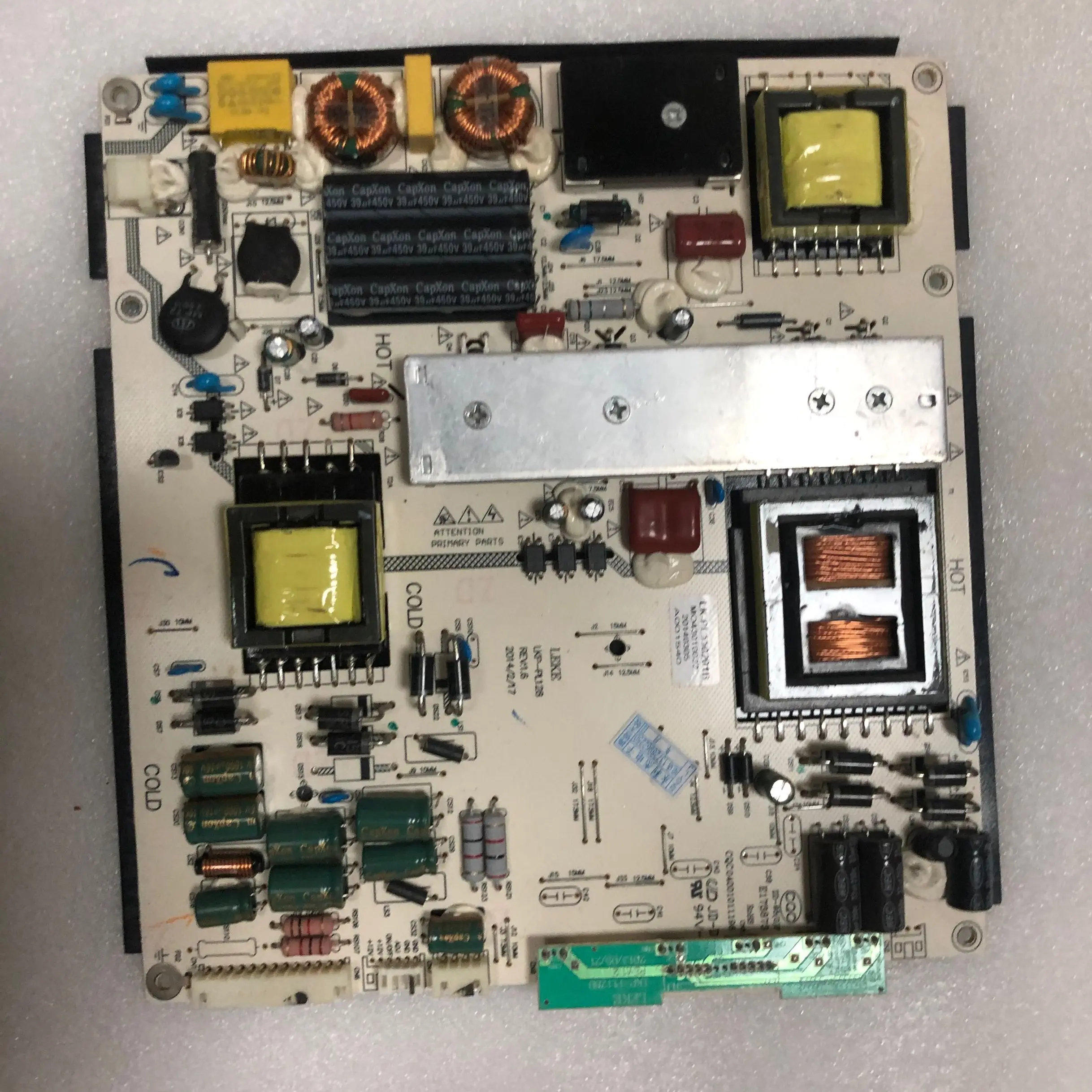 

Плата источника питания LE58LNW10 D58LW7110, измерено