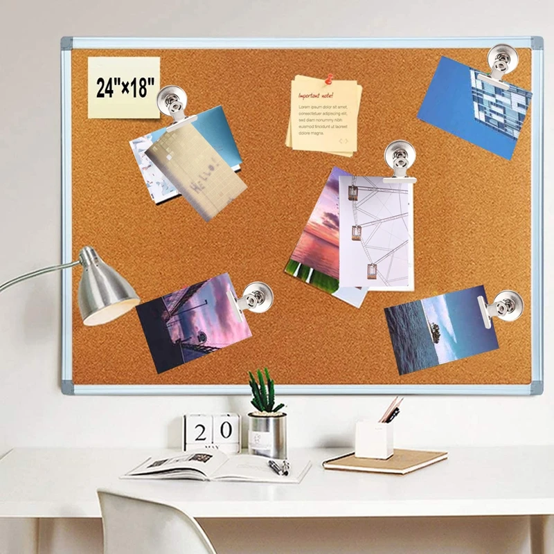 5Pcs Fridge Magnet Clips Message Note Holder Grip Magnetic Home Office Metal