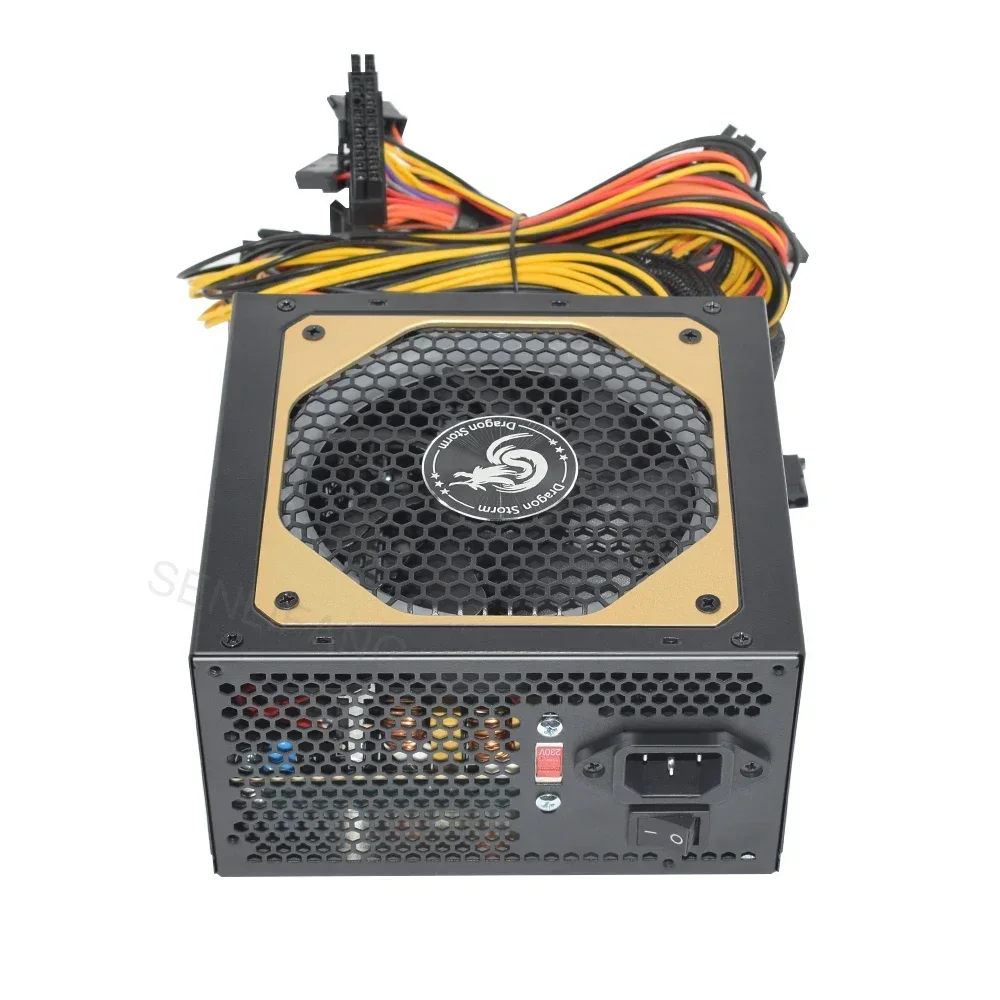 Fonte de Alimentação para Desktop Psu Profissional E-sports Video Game Computador pc Desktop Atx 110230v 400w 600w 20 Mais 4pin 12v - Imagem 3