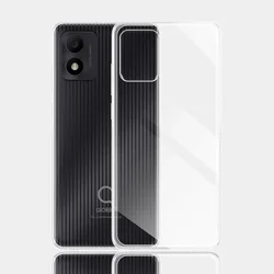 Crystal Clear Silicone Soft TPU Protective Phone Case - Transparent Shell and  Cover for Alcatel 1B 2020 (Clear)