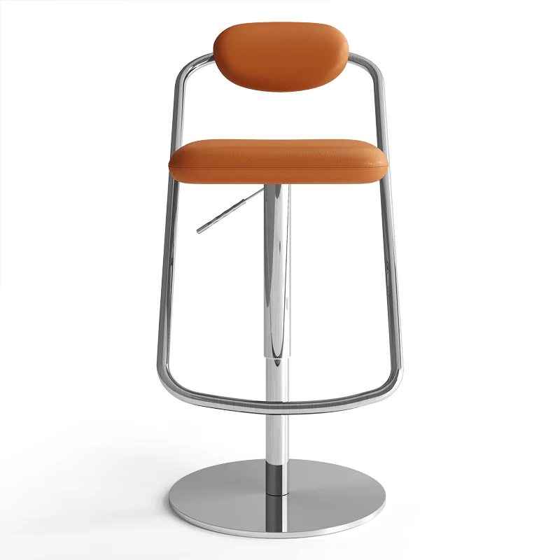 Modern Minimalist Bar Stools Balcony Hairdressing Ergonomic Bar Stools White Aesthetic Comfortable Metal Sillas Furniture
