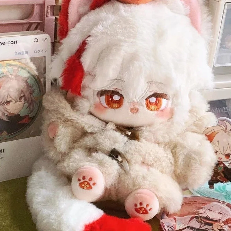 

Game Genshin Impact Kaedehara Kazuha Cosplay 20cm Nude Doll Cotton Plush Toy Stuffed Soft Plushie