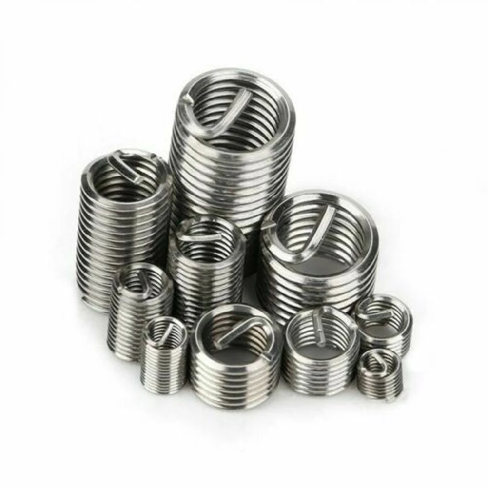 

150Pcs Deluxe 304 Stainless Steel Helicoil Thread Repair Insert Kit Absorb Vibration Connection Strength For M3 M5 M6 M8