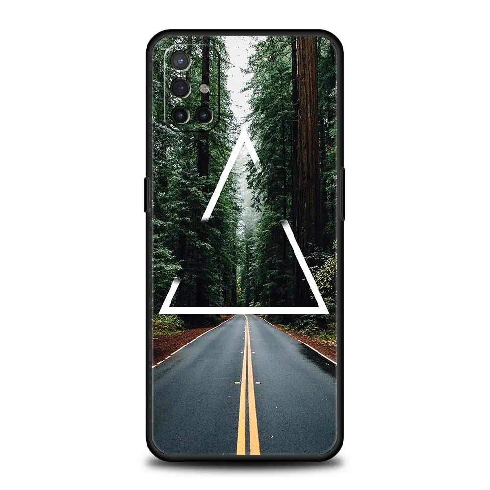 Forest Geometry Wood Design Phone Case Cover