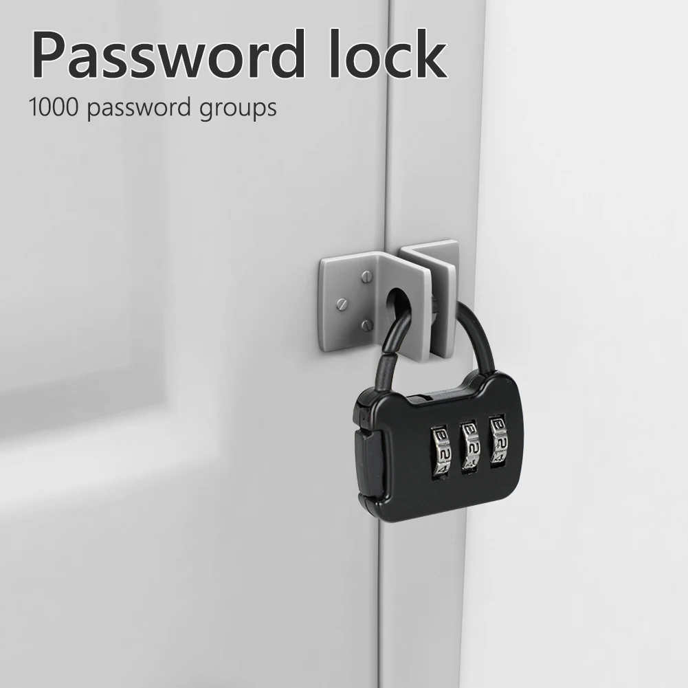 3-Digit-Code-Combination-Password-Lock-Mini-Luggage-Case-Lock-Backpack ...