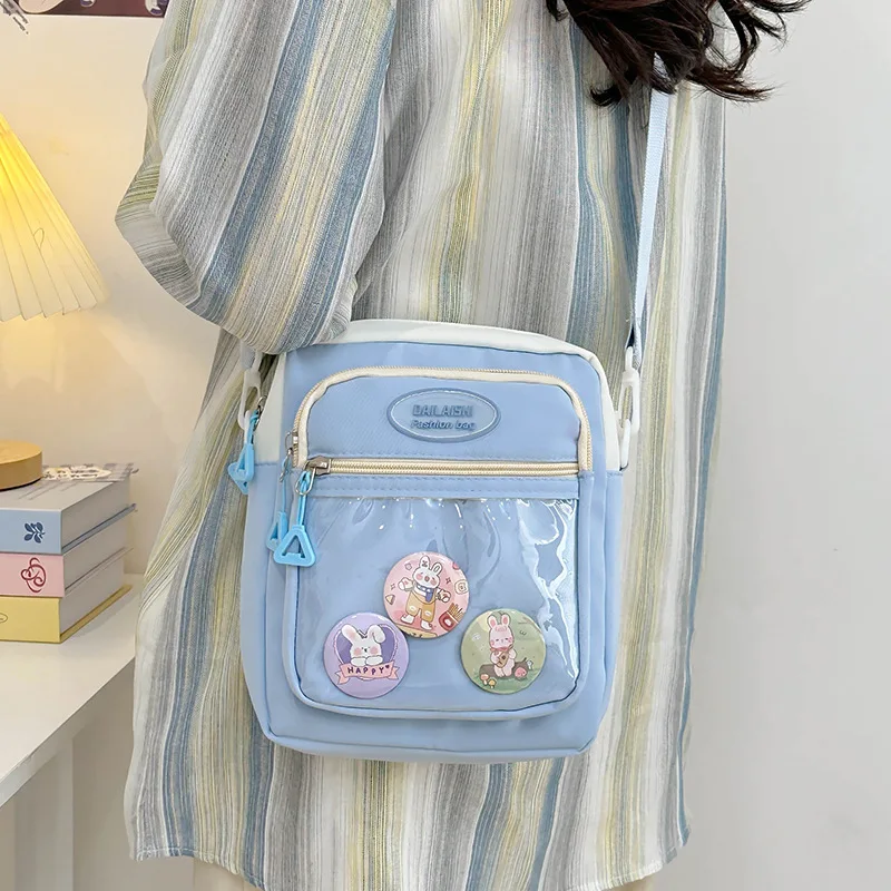 Cute Single Shoulder Bag for Primary School Girls on Outing Lightweight Child Backpack