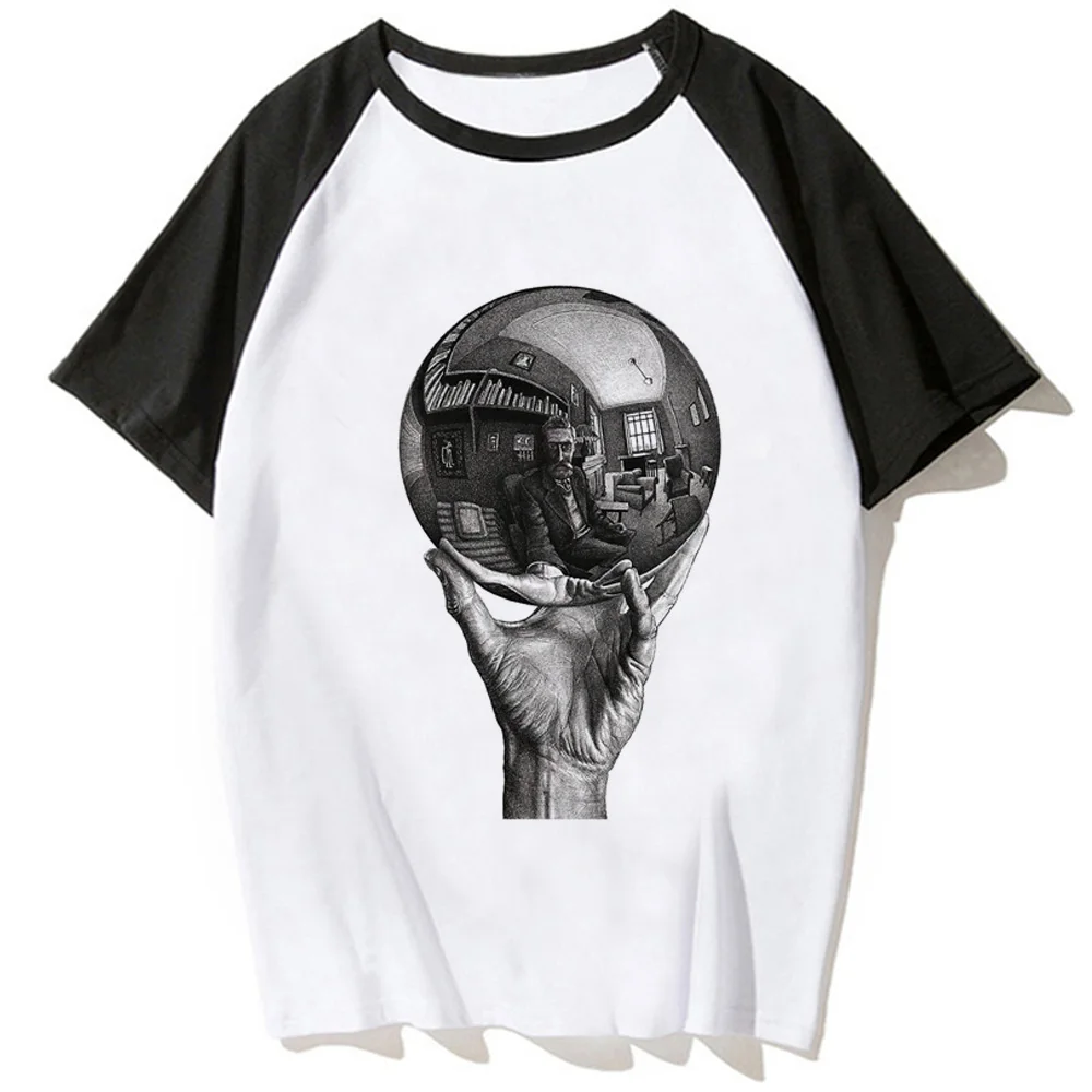 Escher Top Donna Manga Y2K Harajuku Top Femminile Y2K Comic Designer Clothes