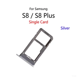 Universal SIM Card Tray Holder and Reader - Single Slot (Single Card Silver)