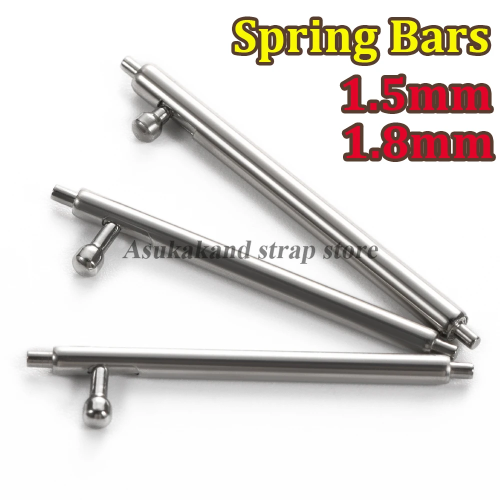 Premium Quick Release Spring Bars Set - 20pcs, Various Thickness & Sizes