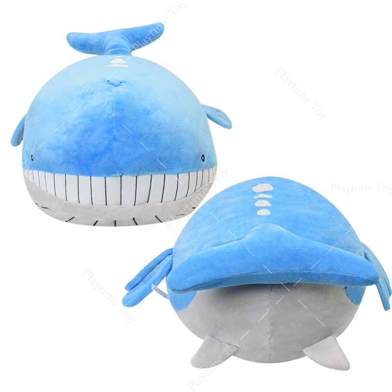 TAKARA TOMY Pokemon Large Original UMBO WAILORD Plush Doll 55cm new Pillow Doll Toys for Children Birthday Gift new pokemon plush doll kawaii pikachu eevee little fire dragon fire breathing dragon children s toy stuffed pillow