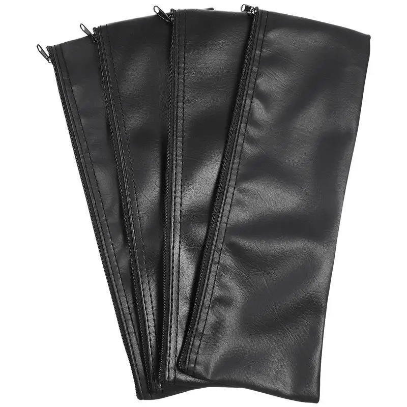 

4pcs Creative Microphone Case Mic Storage Bag Microphone Pouch Storage Pouch Travel Mic Pouch Zipper Carrying Bag New