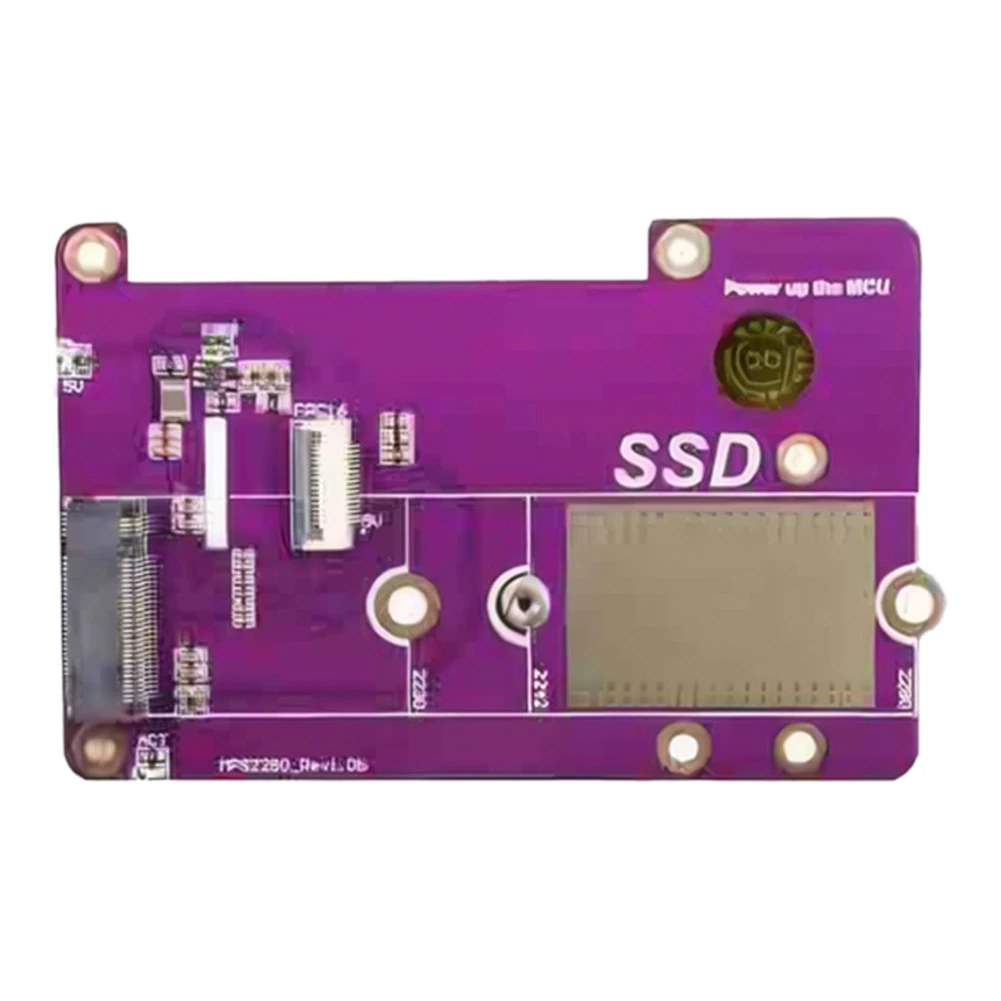 PCIe to M.2 NVMe SSD ָ Ʈ ̺ , Raspberry Pi 5  ֺ , M.2 2230/2242/2280 SSD