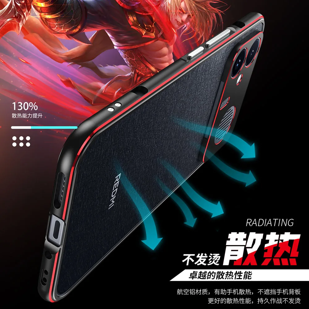 Luxury Aviation Aluminum Metal Frame Shockproof Case with Camera Lens Protection