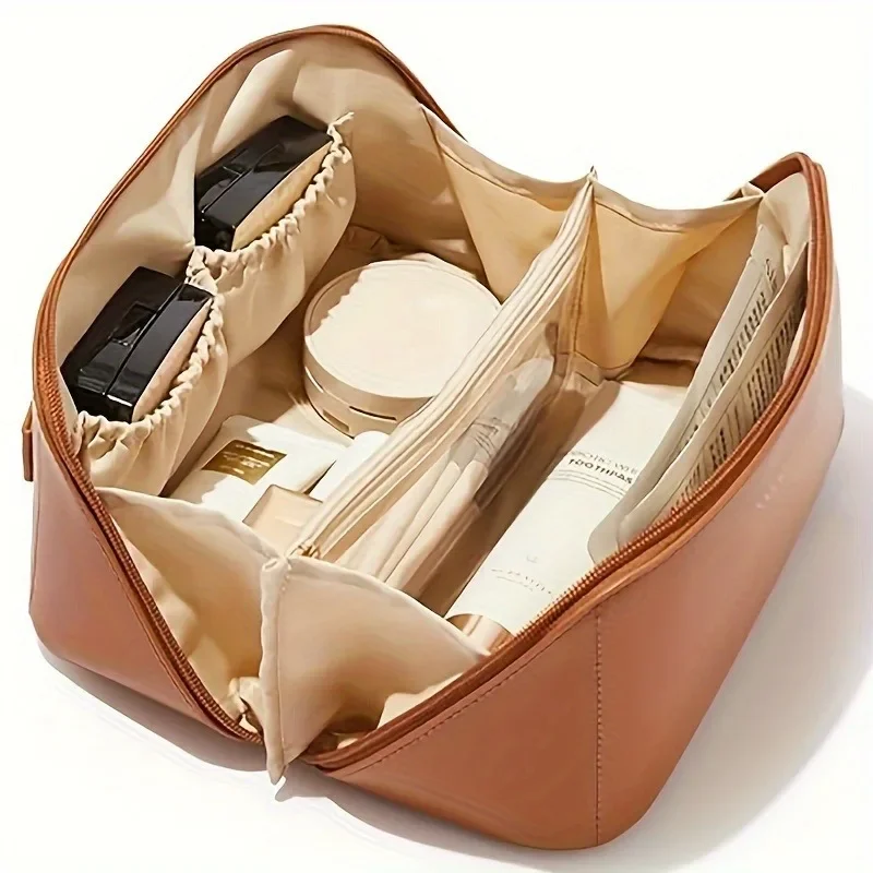 Large Capacity Waterproof Makeup Toiletry Organizer Pouch