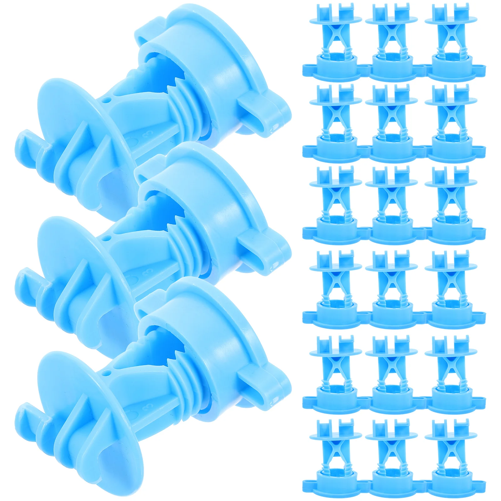 Fence Insulator Livestock Wire Insulators Portable Electric Kit Post DIY High Pressure Part 50 Pcs