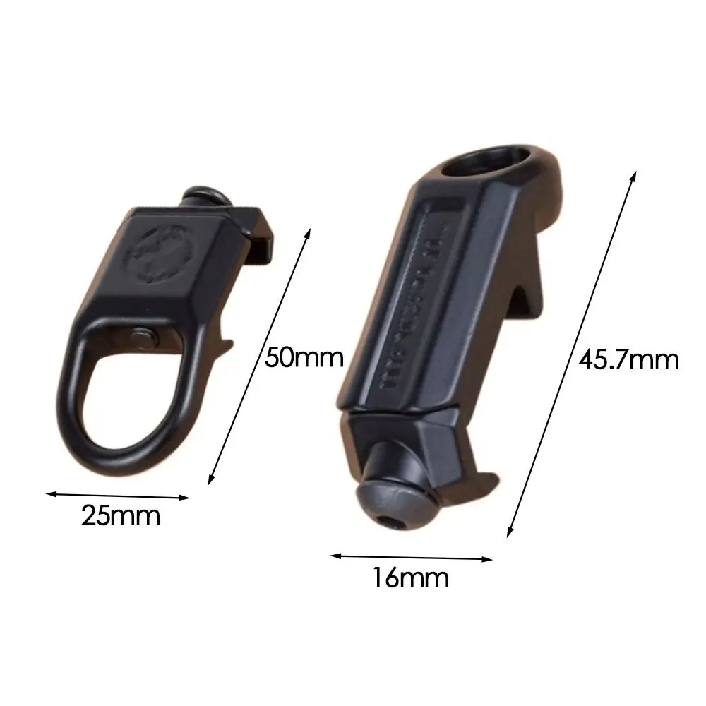Sling Adapter Tactical Quick Detach RSA GBB Buckle QD Steel Mount Attachment Fit 20mm Rail Hunting Tool Buckle Clip Accessories