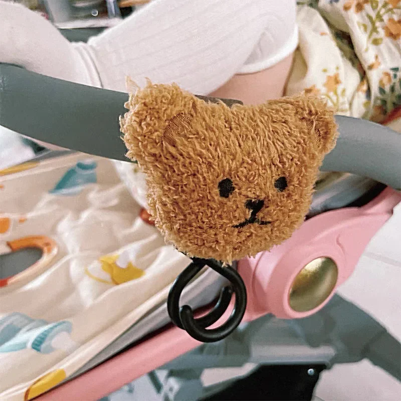 Description Picture 2 of itemBaby Stroller Universal Accessories Hook, Cute Bear Car Hook, Going Out Mommy Handbag Hook, Baby Stroller Hooks, Multifunctional