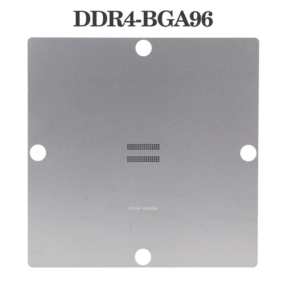 12/14/21pcs BGA memory template90mmx90mm DDR2-3  DDR3-2 DDR5 BGA96 BGA78 DDR4 memory chip repair template leakage bead fixture — view 4
