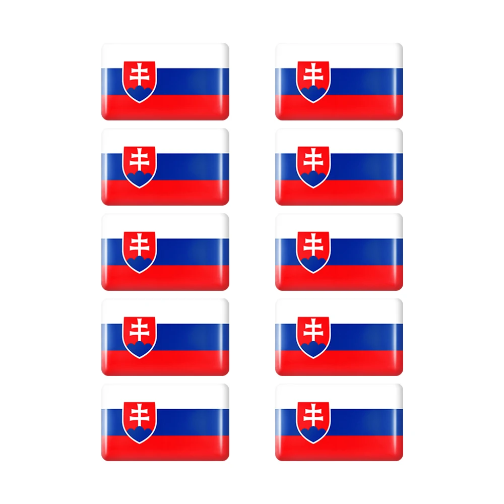 10pcs Epoxy Sweden Flags Sticker Car Interior Decoration Decal for VOLVO S40 S60 S80 S90 XC40 XC60 XC70 XC90 V40 V60 V70 Badge