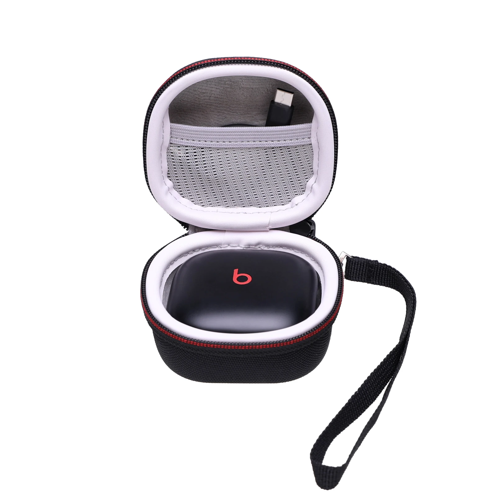 

LTGEM EVA Hard Case for Beats Fit Pro / Fit Pro x, Detachable Hand Strap Built-in Mesh Pocket- Protective Carrying Storage Bag