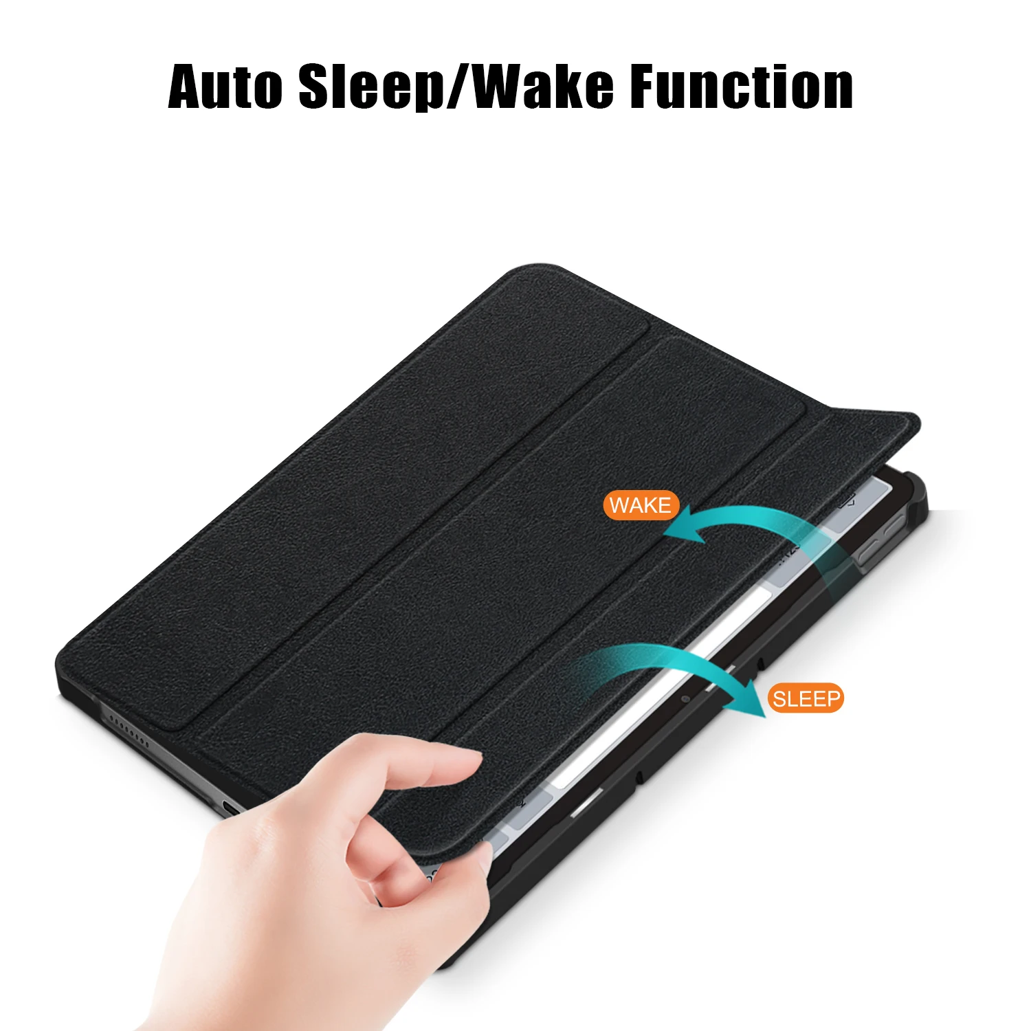 Ultra Slim Shockproof Tablet Case - Premium PU Leather Protective Cover