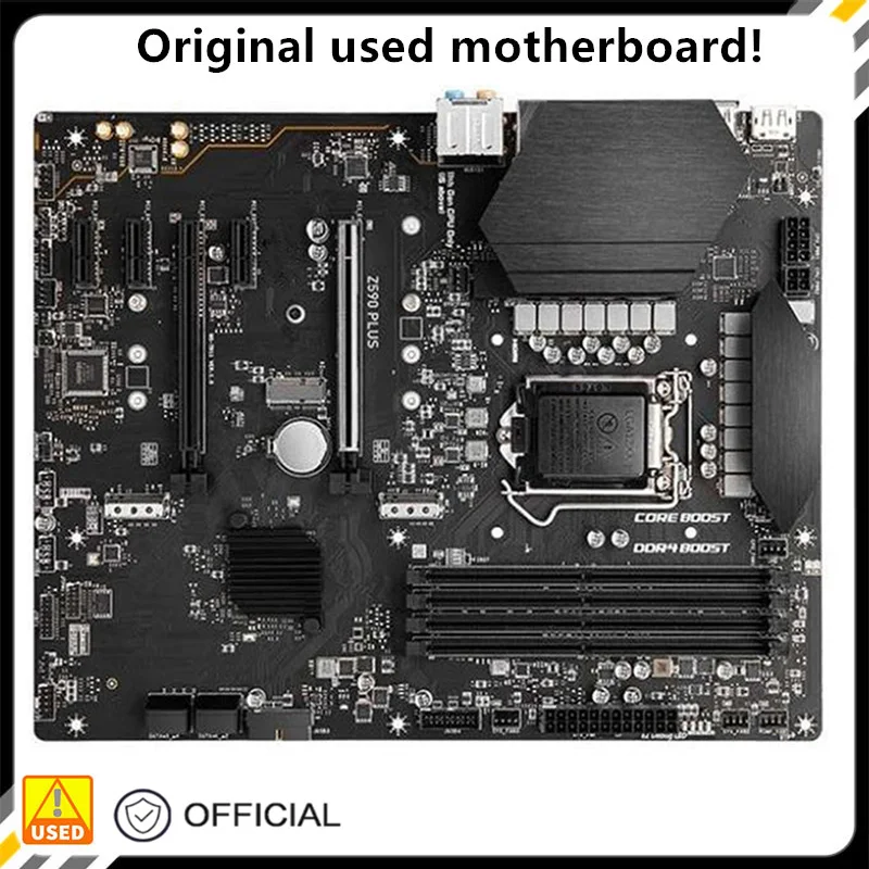 Per Z590 Plus Scheda Madre Desktop Intel Z590 128Gb Ddr4 Usata Originale Lga 1200 I7/I5/I3 Usb3.0 Sata3