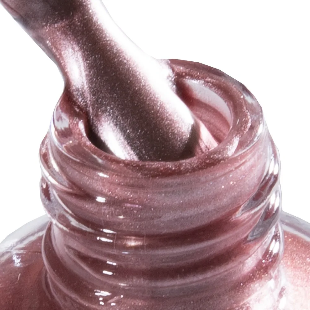Rose Gold Metallic Mirror Polish: Quick-Dry, Glossy Finish for Everyday Elegance and Special Occasions