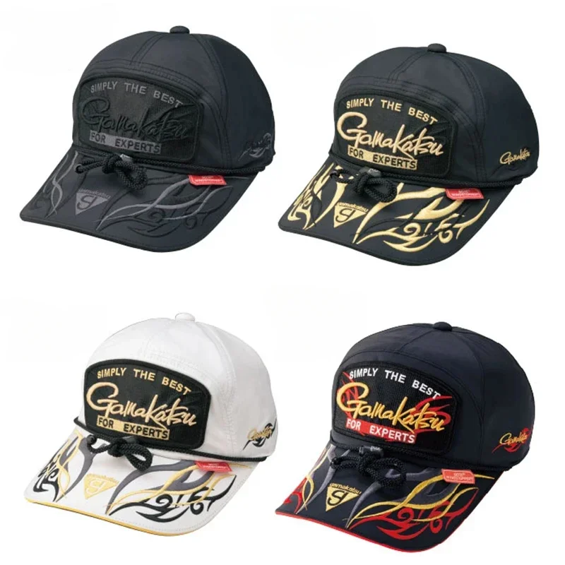 Baseball Caps Sun Hats Fisherman Hat Fishing Hats Gamakatsu Fishing Hat With Clip Breathable Snapback Outdoor Sport Adjustable Fishermen Hat Sunshade GM-9841