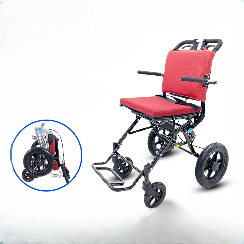 

Складная портативная многофункциональная маленькая инвалидная коляска для пожилых людей