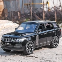 1/32 Range Rover Sports SUV Alloy Metal Car Model Diecasts Off-road Vehicles Car Model Sound and Light Collection Kids Toys Gift 1