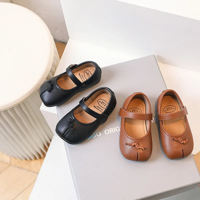 Children Leather Shoes Baby Soft Sole Toddler Shoes Girls Fashion Solid Princess Single Size 15-30