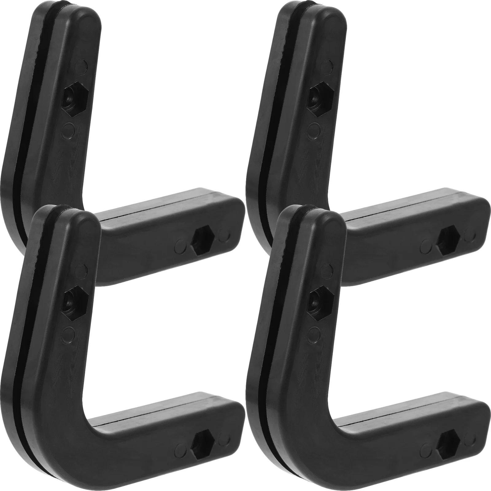 

4 Pcs Accessories for Weight Bar Holder Barbell Hanger Storage Wall Mounted Rack