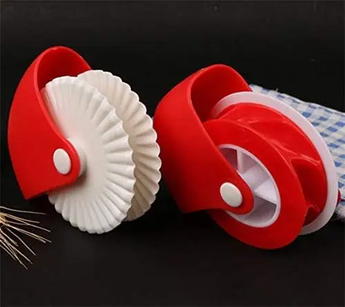 Pastry Wheel Decorator and Cutter Beautiful Pie Crust Pizza Pastry Lattice Decoration Tools Plastic Pastry Pie Decoration Cutter