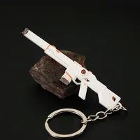 Valorant Weapon Phantom SPECTRUM Keychain 9cm Game Peripheral Mini Metal Gun Model Keychain Precision Work Gifts Toys for Boys 2