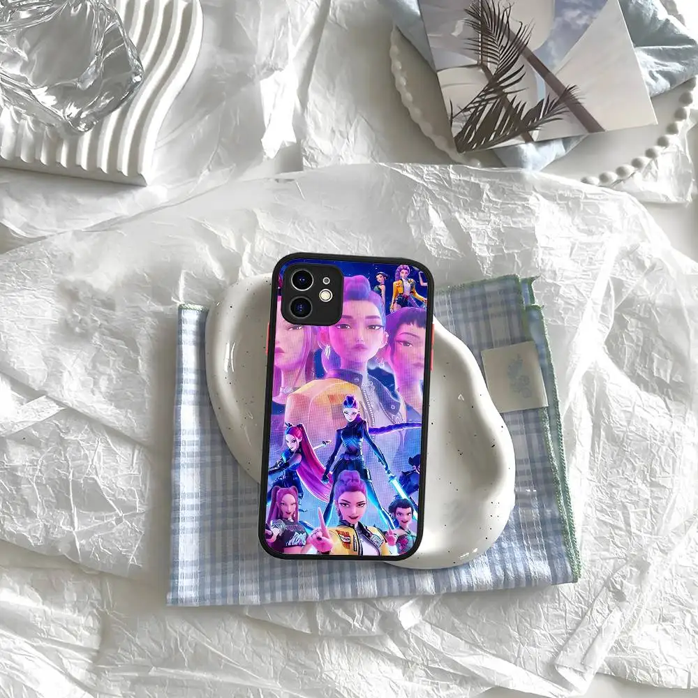 Kpop D-Demon Hunters Matte Phone Case Cover